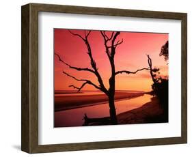 South End Beach at Twilight-James Randklev-Framed Photographic Print