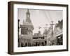 South End of Bowery, Coney Island, N.Y.-null-Framed Photo