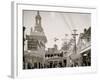 South End of Bowery, Coney Island, N.Y.-null-Framed Photo