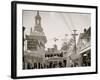 South End of Bowery, Coney Island, N.Y.-null-Framed Photo