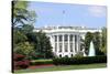 South Facade and South Lawn of the White House in Washington DC in Spring Colors-1photo-Stretched Canvas