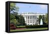 South Facade and South Lawn of the White House in Washington DC in Spring Colors-1photo-Framed Stretched Canvas