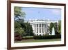 South Facade and South Lawn of the White House in Washington DC in Spring Colors-1photo-Framed Photographic Print