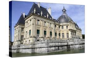 South Facade, Vaux-Le-Vicomte Chateau, Seine Et Marne, France, Europe-Godong-Stretched Canvas