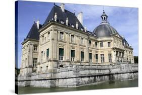 South Facade, Vaux-Le-Vicomte Chateau, Seine Et Marne, France, Europe-Godong-Stretched Canvas