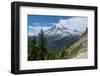 South Face of Mount Rainier seen Pinnacle Peak Trail. Mount Rainier National Park, Washington State-Alan Majchrowicz-Framed Photographic Print