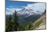 South Face of Mount Rainier seen Pinnacle Peak Trail. Mount Rainier National Park, Washington State-Alan Majchrowicz-Mounted Photographic Print