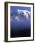 South face of Mt. Rainier at sunrise, Mt. Rainier National Park, Washington, USA-Charles Gurche-Framed Photographic Print