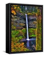 South Falls at Silver Falls State Park, Oregon, USA-Joe Restuccia III-Framed Stretched Canvas