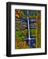 South Falls at Silver Falls State Park, Oregon, USA-Joe Restuccia III-Framed Premium Photographic Print