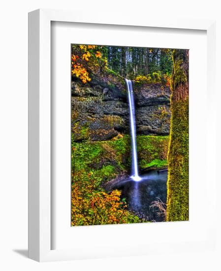 South Falls at Silver Falls State Park, Oregon, USA-Joe Restuccia III-Framed Photographic Print