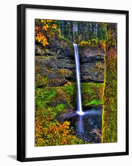 South Falls at Silver Falls State Park, Oregon, USA-Joe Restuccia III-Framed Photographic Print