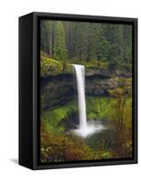 South Falls in Spring: Silver Falls State Park, Oregon, USA-Michel Hersen-Framed Stretched Canvas