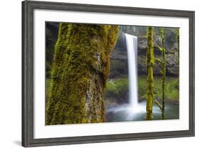 South Falls, Silver Falls State Park, Oregon, United States of America, North America-Miles-Framed Photographic Print