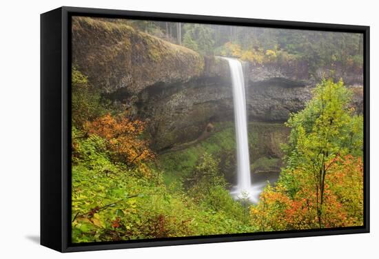 South Falls, Silver Falls State Park, Oregon, USA-Jamie & Judy Wild-Framed Stretched Canvas