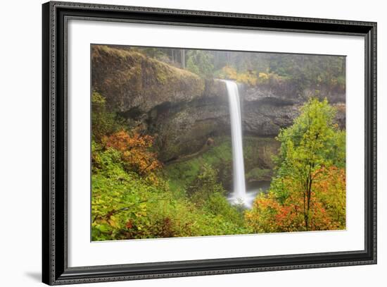 South Falls, Silver Falls State Park, Oregon, USA-Jamie & Judy Wild-Framed Photographic Print