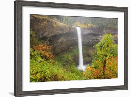 South Falls, Silver Falls State Park, Oregon, USA-Jamie & Judy Wild-Framed Photographic Print