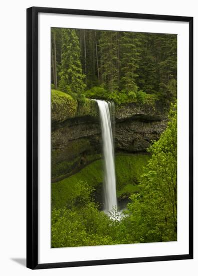 South Falls, Silver Falls State Park, Oregon, Usa-Michel Hersen-Framed Photographic Print