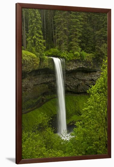 South Falls, Silver Falls State Park, Oregon, Usa-Michel Hersen-Framed Photographic Print