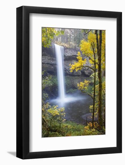 South Falls, Silver Falls State Park, Oregon, USA-Jamie & Judy Wild-Framed Photographic Print