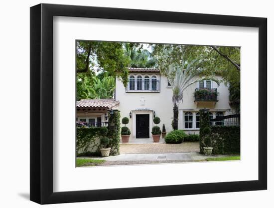 South Florida Home Exterior-felix mizioznikov-Framed Photographic Print