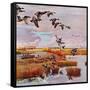 "South for the Winter", October 26, 1957-John Clymer-Framed Stretched Canvas
