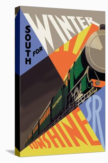 South for Winter Sunshine, Southern Railroad-null-Stretched Canvas
