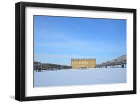 South Front, Chatsworth House, Derbyshire-null-Framed Photographic Print