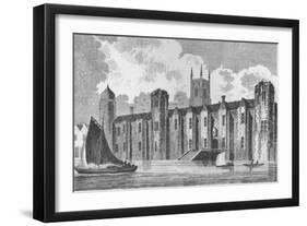 South front of Baynard's Castle, London, in about 1640, 1790 (1904)-Andrew Birrell-Framed Giclee Print