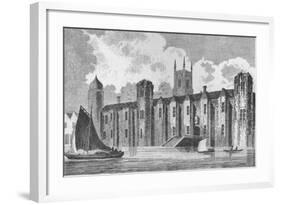 South front of Baynard's Castle, London, in about 1640, 1790 (1904)-Andrew Birrell-Framed Giclee Print