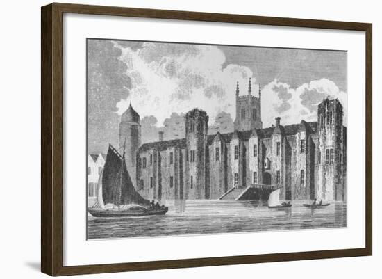 South front of Baynard's Castle, London, in about 1640, 1790 (1904)-Andrew Birrell-Framed Giclee Print