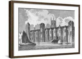 South front of Baynard's Castle, London, in about 1640, 1790 (1904)-Andrew Birrell-Framed Giclee Print