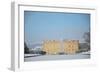 South Front of Chatsworth House Seen from Beyond the Emperor Fountain, Derbyshire-null-Framed Photographic Print