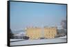 South Front of Chatsworth House Seen from Beyond the Emperor Fountain, Derbyshire-null-Framed Stretched Canvas