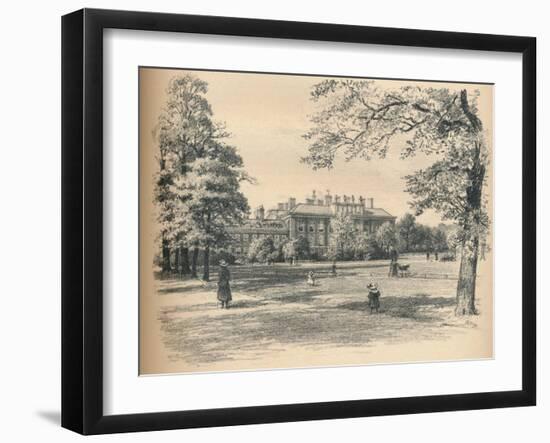 South Front of Kensington Palace, 1902-Thomas Robert Way-Framed Giclee Print