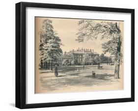 South Front of Kensington Palace, 1902-Thomas Robert Way-Framed Giclee Print