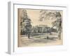 South Front of Kensington Palace, 1902-Thomas Robert Way-Framed Giclee Print