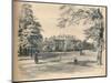 South Front of Kensington Palace, 1902-Thomas Robert Way-Mounted Giclee Print
