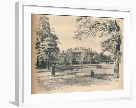 South Front of Kensington Palace, 1902-Thomas Robert Way-Framed Giclee Print