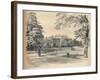 South Front of Kensington Palace, 1902-Thomas Robert Way-Framed Giclee Print