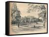 South Front of Kensington Palace, 1902-Thomas Robert Way-Framed Stretched Canvas