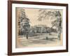 South Front of Kensington Palace, 1902-Thomas Robert Way-Framed Giclee Print