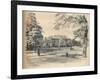 South Front of Kensington Palace, 1902-Thomas Robert Way-Framed Giclee Print