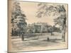 South Front of Kensington Palace, 1902-Thomas Robert Way-Mounted Giclee Print