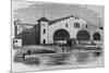 South Front of the Great Central Railway Station, Just Completed at Chicago, Ill.-null-Mounted Giclee Print