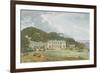 South Front with West Front in Perspective, from the Red Book for Antony House, C.1812 (W/C on Pape-Humphry Repton-Framed Giclee Print