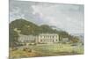 South Front with West Front in Perspective, from the Red Book for Antony House, C.1812 (W/C on Pape-Humphry Repton-Mounted Giclee Print