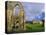 South Gabled End of the Lay Brothers Refectory and Remains of the Church Beyond, Surrey, England-Pearl Bucknell-Stretched Canvas