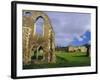 South Gabled End of the Lay Brothers Refectory and Remains of the Church Beyond, Surrey, England-Pearl Bucknell-Framed Photographic Print