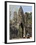 South Gate, Angkor Thom, Angkor Archaeological Park, UNESCO World Heritage Site, Cambodia-Richard Maschmeyer-Framed Photographic Print